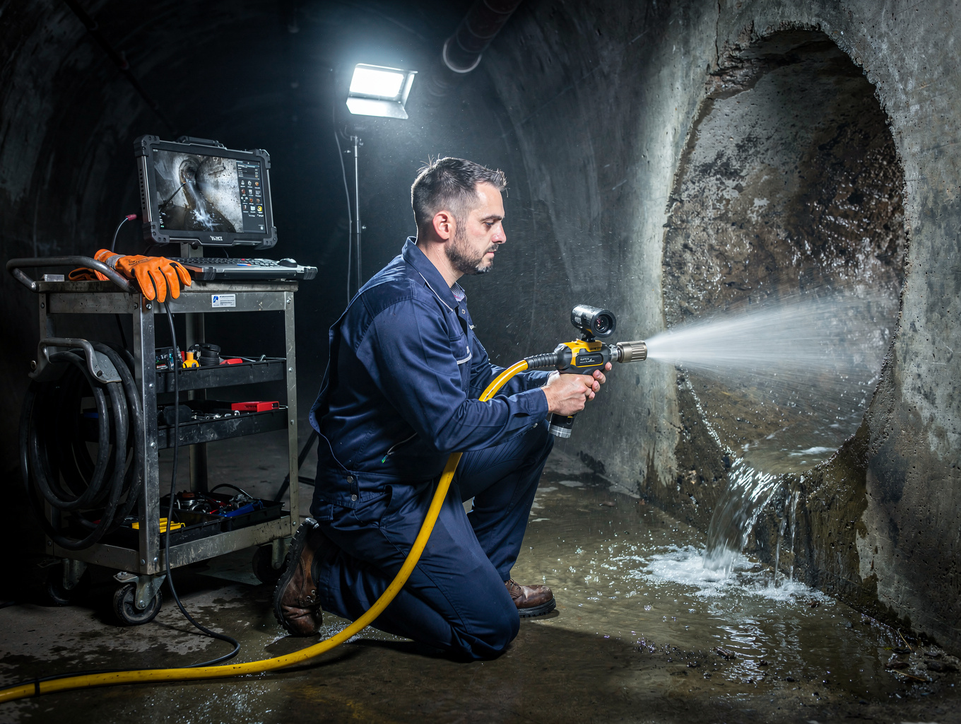 Professional hydro jetting and drain cleaning tools in East Texas